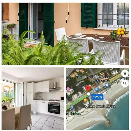 Fronte Mare Con Giardino * Pietra Ligure